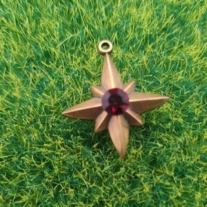 Shining‎ Star Garnet Crystal Pendant P334